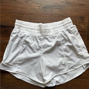 Lululemon Women's White Athletic Shorts